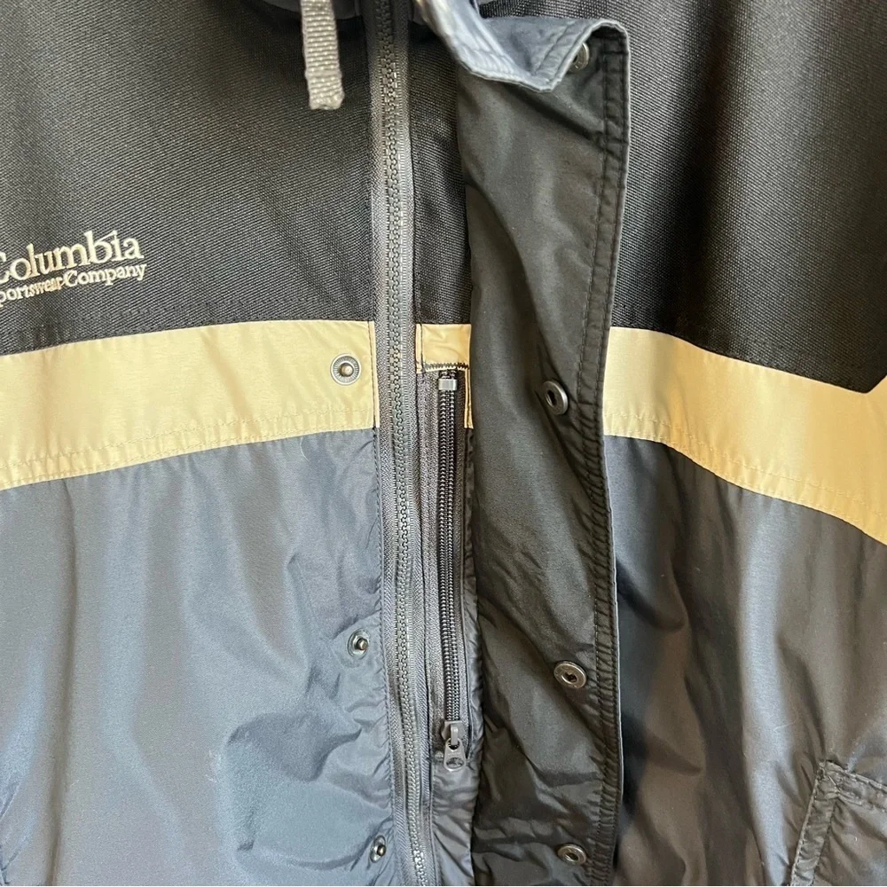 Columbia Bugaboo Size XL Blue Black Winter Jacket Coat